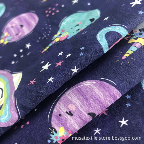 Digital Printing Cotton Poplin Fabric Sold by Roll